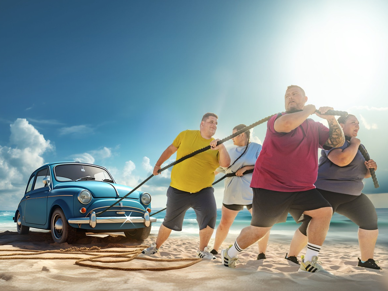 The Biggest Loser - Leben leicht gemacht startet am Montag, 8. Januar 2024, in der Prime Time in SAT.1 - Foto: SAT.1/Julian Essink, presseportal.de