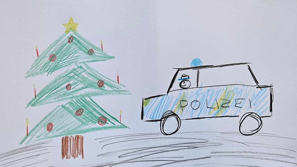 POL-DN: An die Stifte fertig los - Die Polizei Düren lädt alle Kinder dazu ein, am Weihnachts-Malwettbewerb teilzunehmen. - Foto: presseportal.de