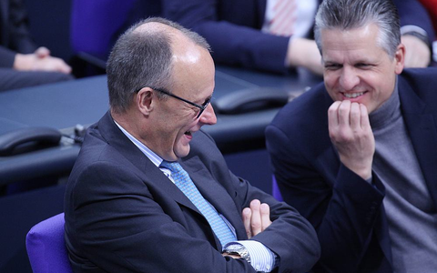 Friedrich Merz und Thorsten Frei (Archiv) - Foto: über dts Nachrichtenagentur