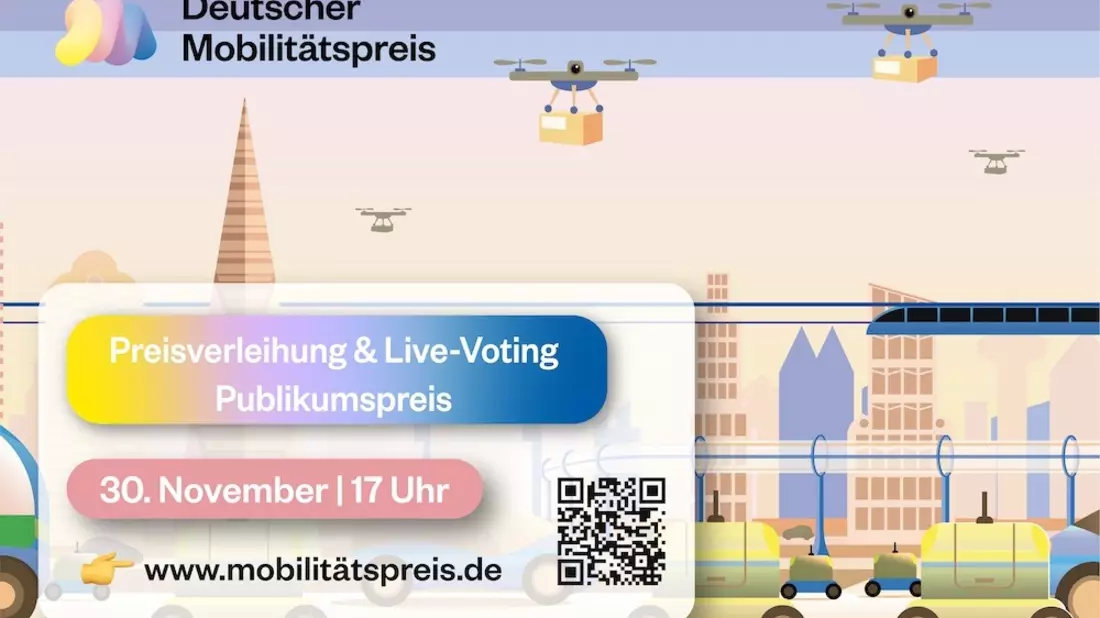 Deutscher Mobilitätspreis: Shortlist 2023 steht fest - Bild: presseportal.de