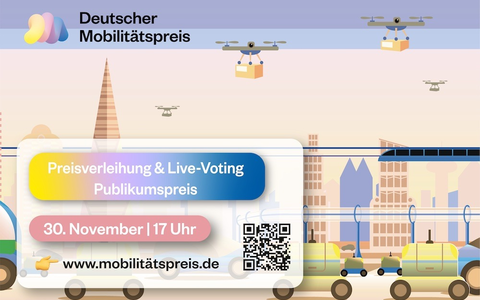 Deutscher Mobilitätspreis: Shortlist 2023 steht fest - Foto: presseportal.de