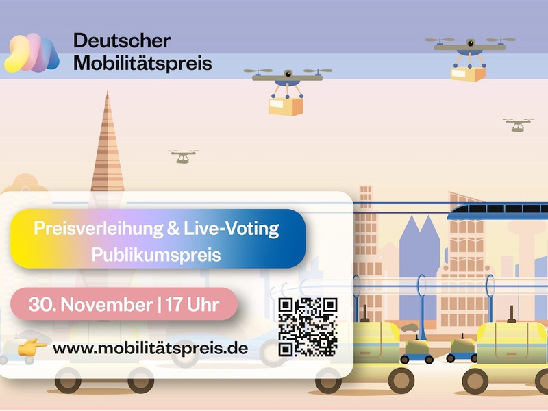 Deutscher Mobilitätspreis: Shortlist 2023 steht fest - Foto: presseportal.de