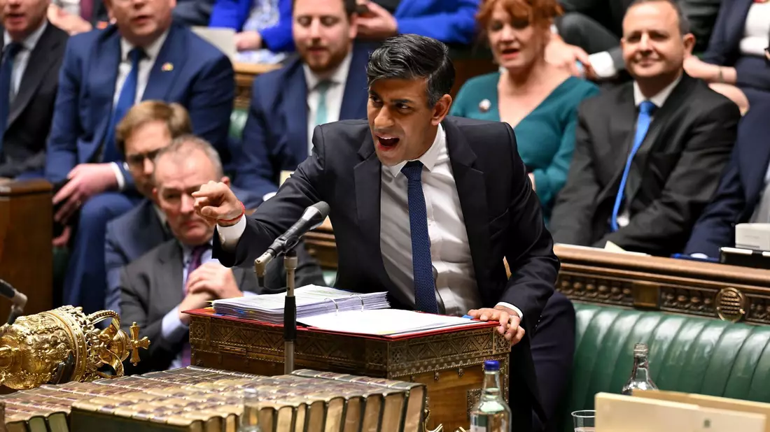 Seit Wochen wächst auch innerhalb der Konservativen Partei die Kritik an Regierungschef Rishi Sunak. - Bild: Jessica Taylor/UK Parliament/AP/dpa