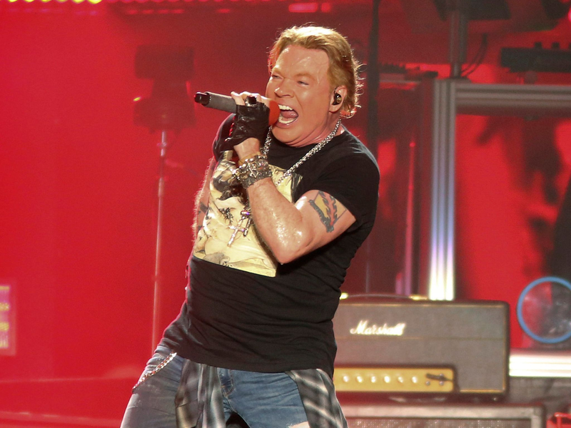 Axl Rose von Guns N' Roses tritt 2019 auf dem Austin City Limits Music Festival auf. - Foto: Jack Plunkett/Invision/AP/dpa