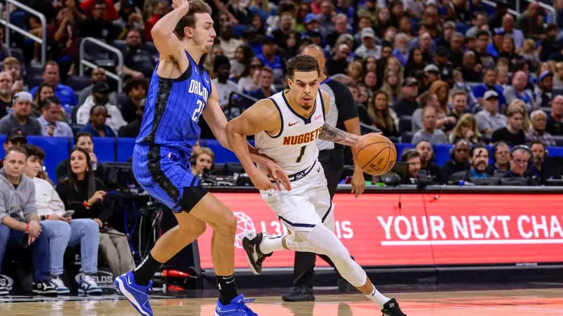 Franz Wagner erzielte 27 Punkte für die Orlando Magic gegen die Denver Nuggets. - Bild: Kevin Kolczynski/AP/dpa