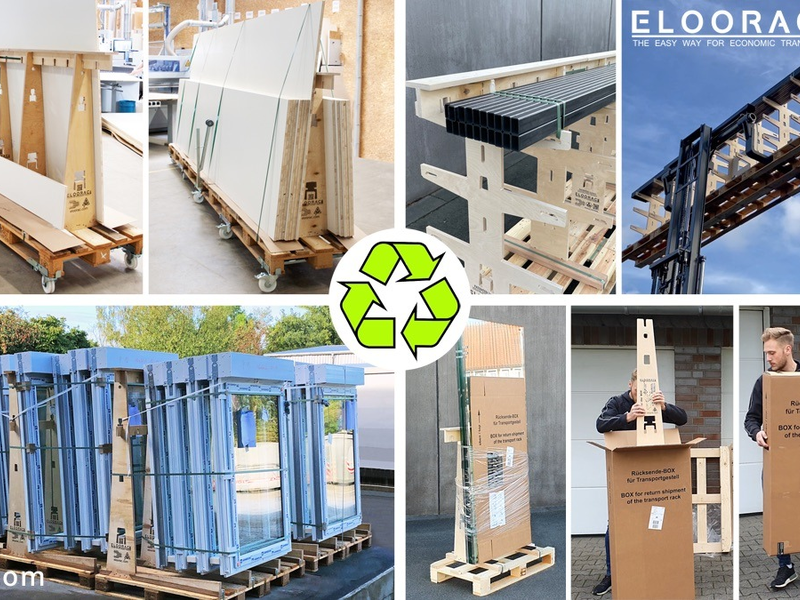 Wertvolle Ressourcen sinnvoller einsetzen - Transportsystemhersteller ELOORAC definiert Nachhaltigkeit im Transport- und Lagerwesen komplett neu - Foto: presseportal.de