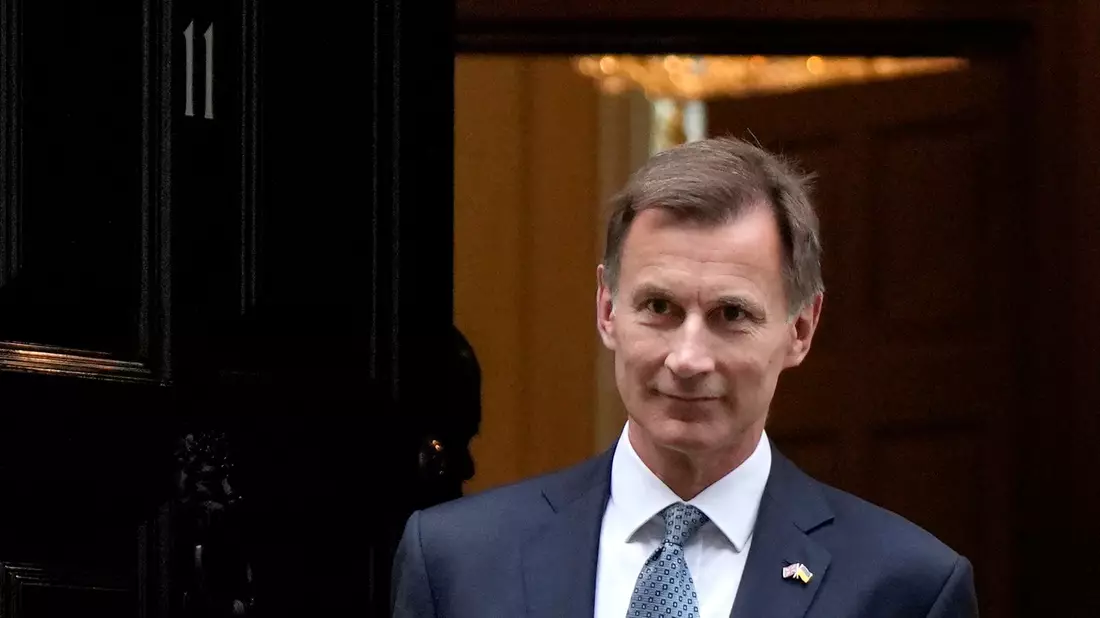 Der britische Finanzminister Jeremy Hunt. - Bild: Alastair Grant/AP/dpa