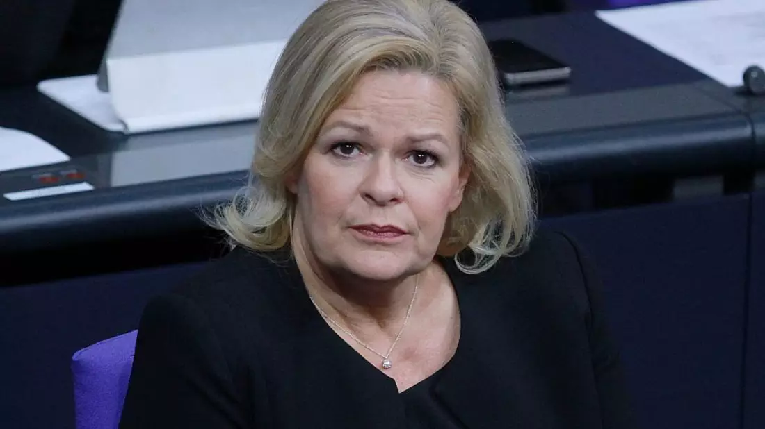 Nancy Faeser (Archiv) - Bild: über dts Nachrichtenagentur