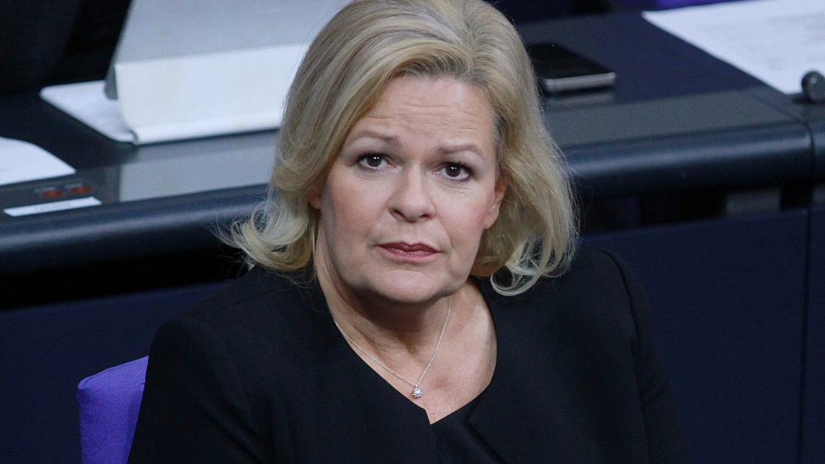 Nancy Faeser (Archiv) - Foto: über dts Nachrichtenagentur