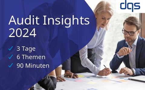 DQS Audit Insights / Fokusthemen für das Auditieren von Managementsystemen in 2024 - Foto: presseportal.de