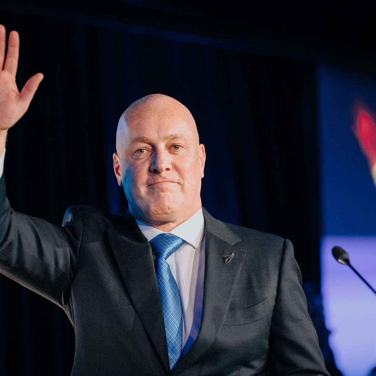 Christopher Luxon ist Vorsitzender der New Zealand National Party. - Foto: Dom Thomas/AAP/dpa