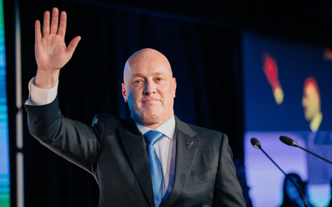 Christopher Luxon ist Vorsitzender der New Zealand National Party. - Foto: Dom Thomas/AAP/dpa