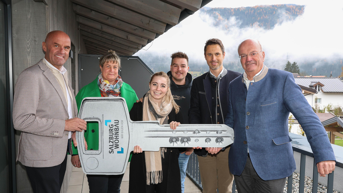 Projektübergabe in Bramberg-Mühlbach - Foto: Neumayr über pressetext.de