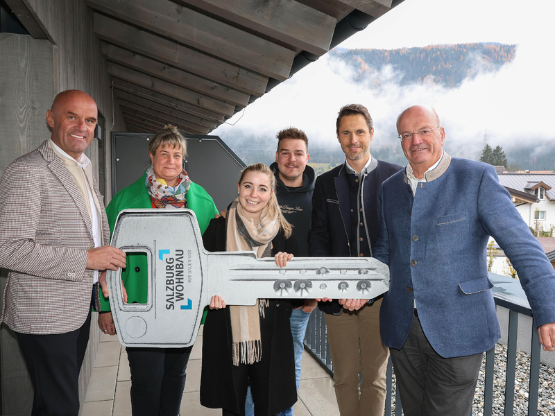 Projektübergabe in Bramberg-Mühlbach - Foto: Neumayr über pressetext.de