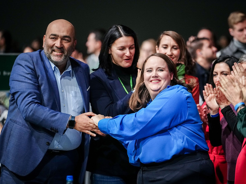 Bleiben die Vorsitzenden von Bündnis 90/Die Grünen: Omid Nouripour und Ricarda Lang. - Foto: Kay Nietfeld/dpa