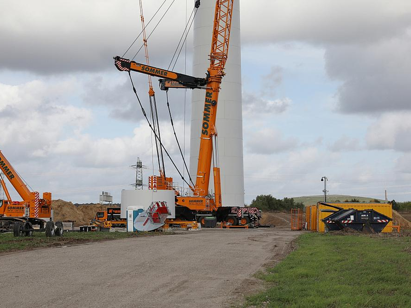 Windrad-Bau (Archiv) - Foto: über dts Nachrichtenagentur