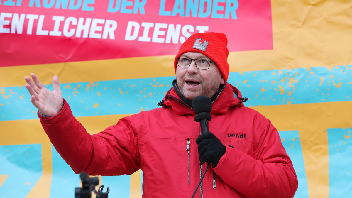 Frank Werneke ist Bundesvorsitzender der Gewerkschaft Verdi. - Foto: Bernd Wüstneck/dpa