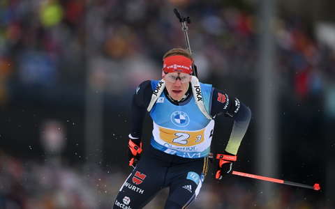 Roman Rees geht für die deutsche Mixedstaffel in Östersund an den Start. - Foto: Hendrik Schmidt/dpa/Archivbild