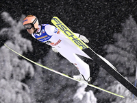 Siegte in Finnland: Stefan Kraft. - Foto: Jussi Nukari/Lehtikuva/AP/dpa