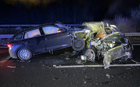 POL-HRO: Schwerer Verkehrsunfall mit fünf verletzten Personen auf der BAB 20 bei Wismar - Foto: presseportal.de