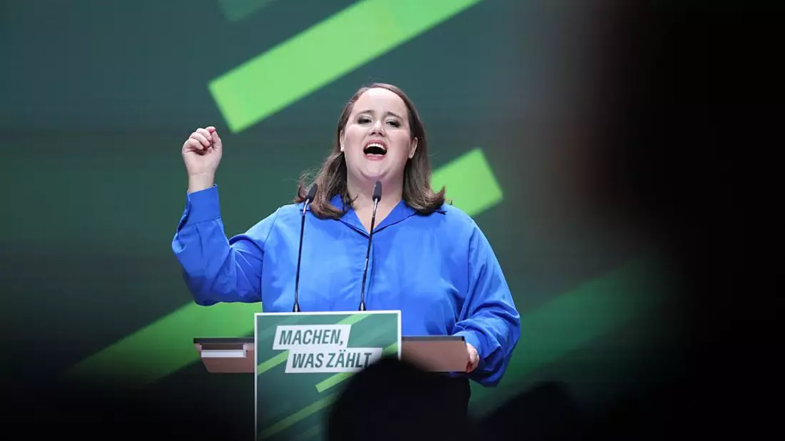 Ricarda Lang beim Grünen-Parteitag 2023 in Karlsruhe - Bild: über dts Nachrichtenagentur