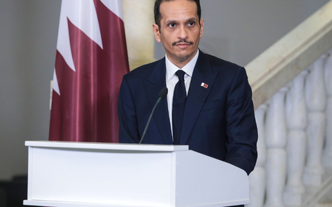 Der katarische Regierungschef Mohammed bin Abdulrahman Al Thani hält eine Verlängerung der Feuerpause für möglich. - Foto: -/Ukrinform/dpa