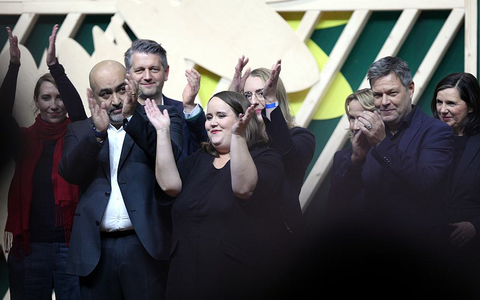 Grünen-Spitze auf Parteitag (Archiv) - Foto: über dts Nachrichtenagentur