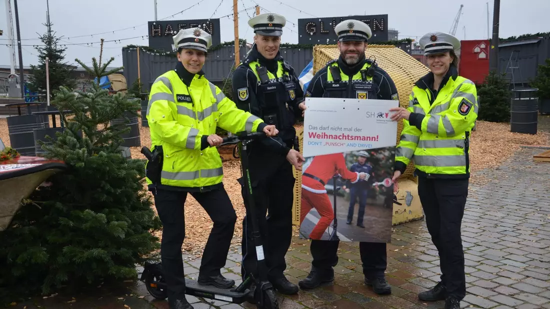 POL-HL: Polizeidirektion Lübeck / Don't Punsch and Drive - Mit Beginn der Vorweihnachtszeit setzt die Polizei auf Prävention - Bild: presseportal.de