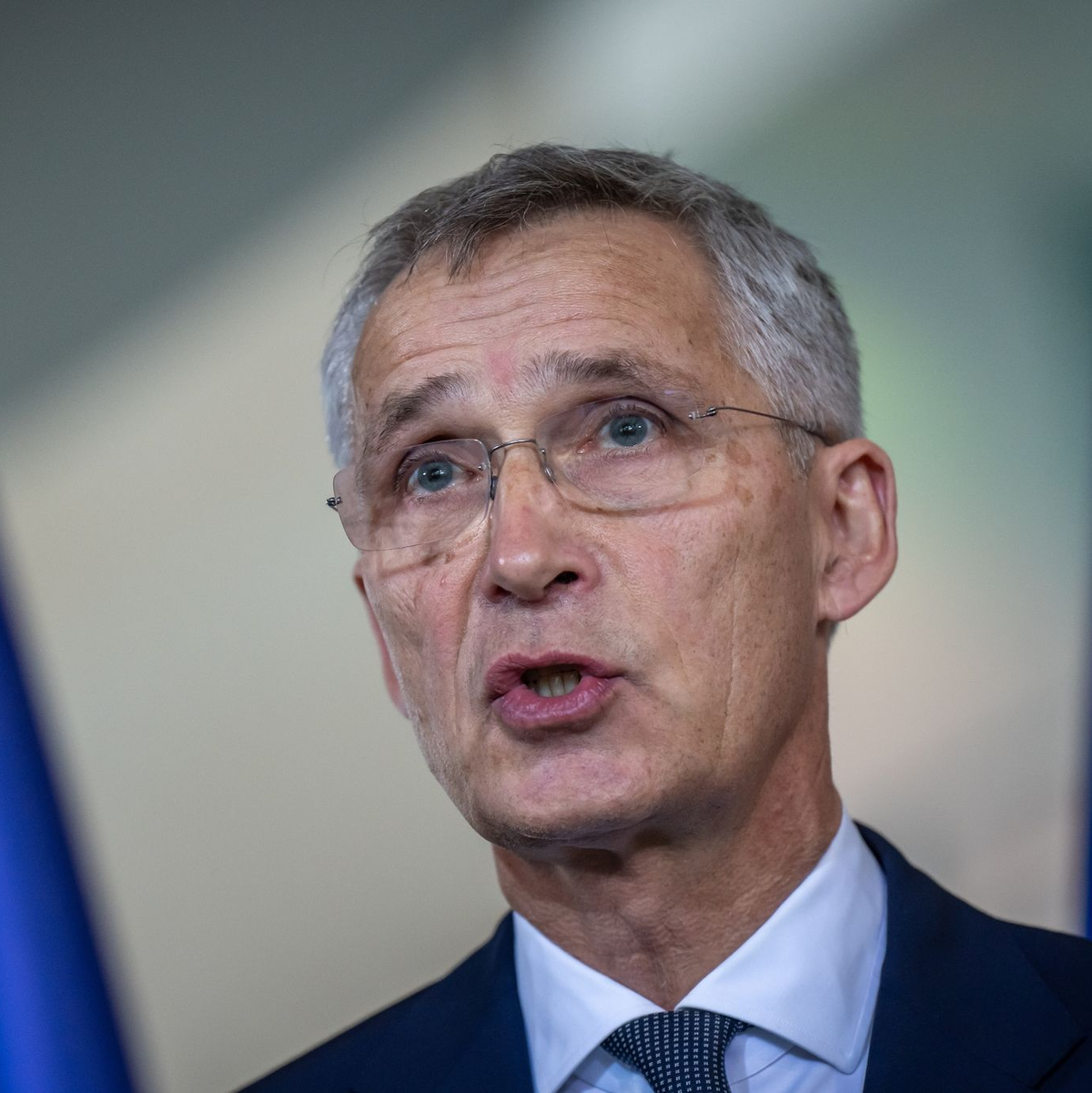 «Präsident Putin hat die Ukraine für immer verloren», sagt Nato-Generalsekretär Jens Stoltenberg. - Foto: Michael Kappeler/dpa