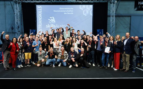 AustrianSkills 2023: Siegerehrung - Foto: SkillsAustria / Florian Wieser über pressetext.de