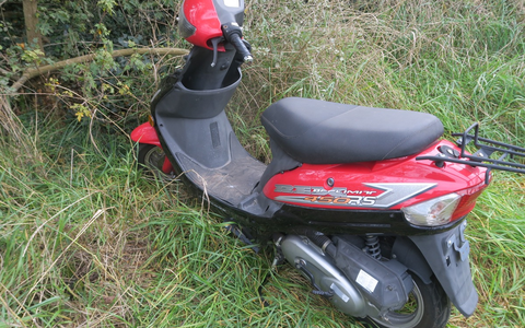 POL-DA: Riedstadt: Mutmaßlich entwendeter Roller sichergestellt / Eigentümer gesucht - Foto: presseportal.de