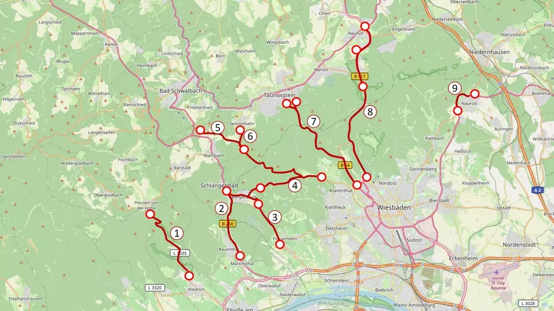 FW Rheingau-Taunus: Schneechaos und gesperrte Straßen im Rheingau-Taunus-Kreis - Einsatzkräfte durchgehend im Einsatz - Bild: presseportal.de