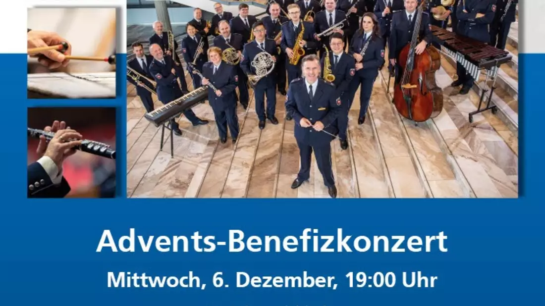 POL-LG: ++ Jubiläum & Abschied am Nikolaustag ++ 10. Benefiz-Adventskonzert des Polizeiorchesters in St. Johannis ++ letztes Konzert unter der Leitung von Thomas Boger ++ save the date: 06.12.23 - Bild: presseportal.de