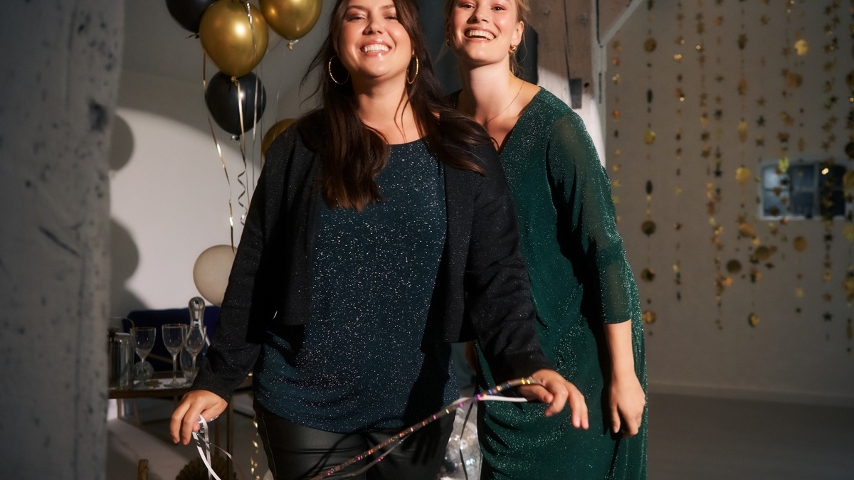 Let's sparkle! Mit diesen curvy Tipps geht es top gestylt durch die Festsaison - Foto: presseportal.de