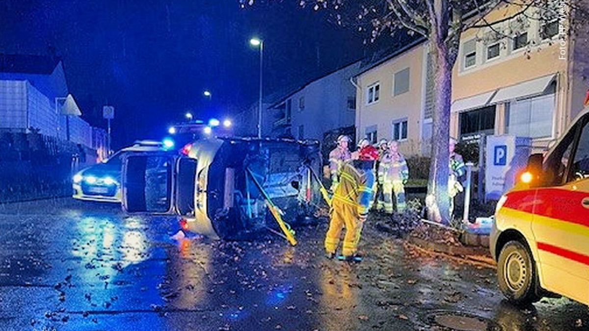 POL-PPWP: Unfall mit reichlich Alkohol im Blut - Foto: presseportal.de