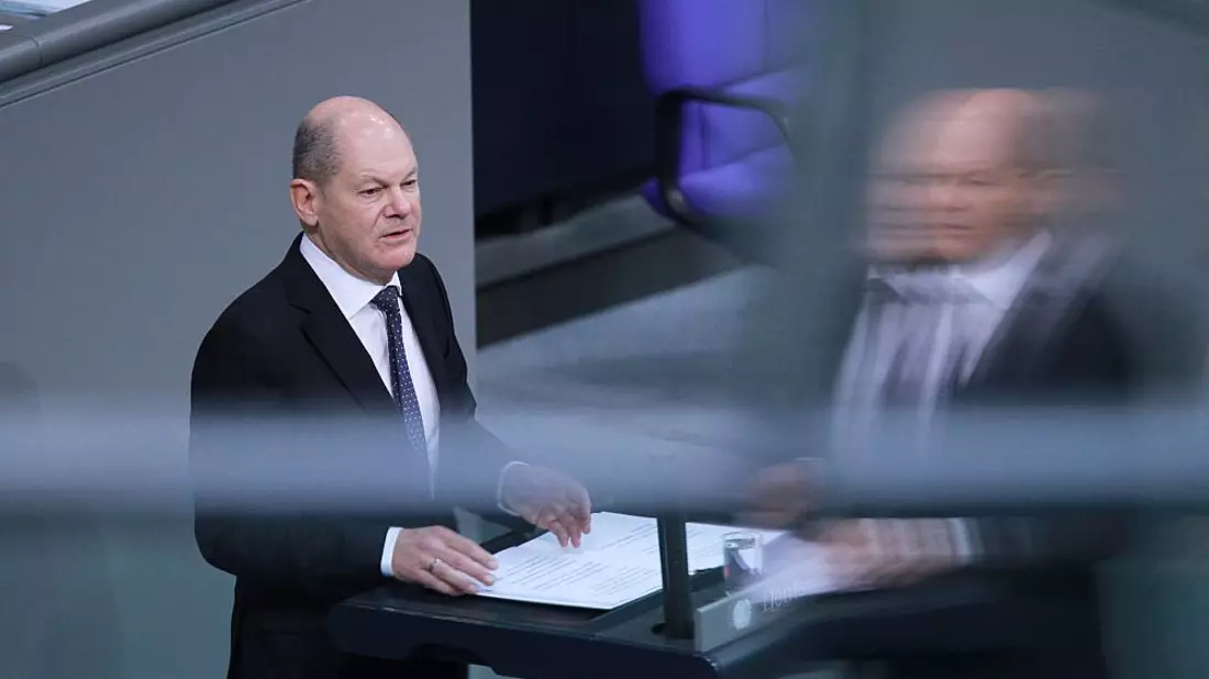 Olaf Scholz bei seiner Regierungserklärung am 28.11.2023 - Bild: über dts Nachrichtenagentur