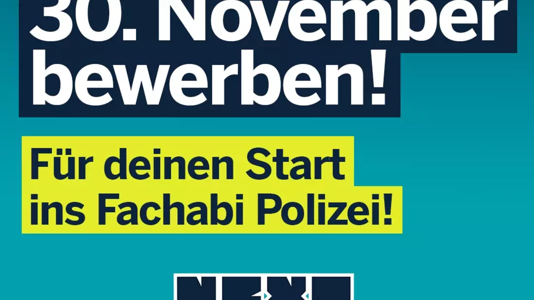 POL-ME: Bewerbungsfrist für die Fachoberschule Polizei endet am 30. November 2023 - Kreis Mettmann - 2311106 - Bild: presseportal.de