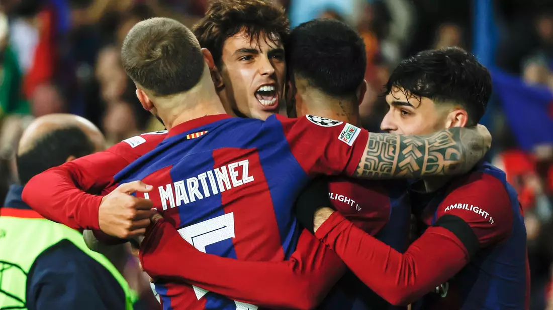 Barcelona setzte sich nach Rückstand noch gegen Porto durch. - Bild: Joan Monfort/AP