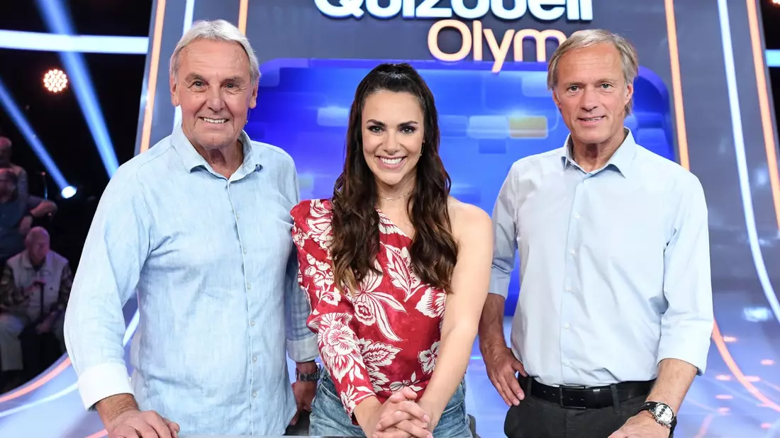 Sportexperten gegen den Quizduell-Olymp: Jörg Wontorra und Gerhard Delling bei Esther Sedlaczek / Quizduell-Olymp am Freitag, 1. Dezember, 18:50 Uhr im Ersten - Bild: presseportal.de