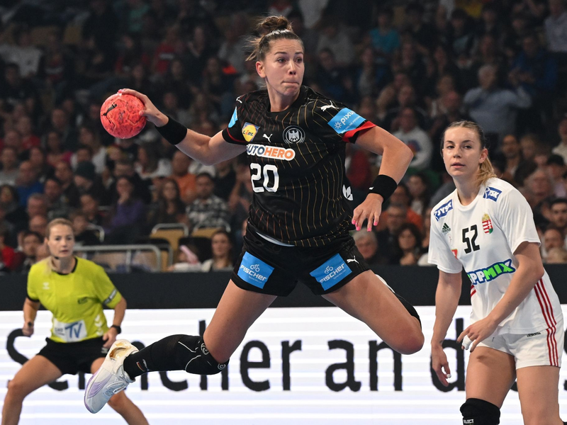 Co-Kapitänin Emily Bölk in Aktion. - Foto: Sven Hoppe/dpa