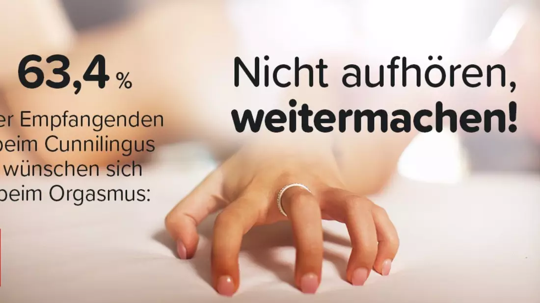 Studie zu Cunnilingus: Orgasmus, und dann? Nicht aufhören, weitermachen! - Bild: presseportal.de