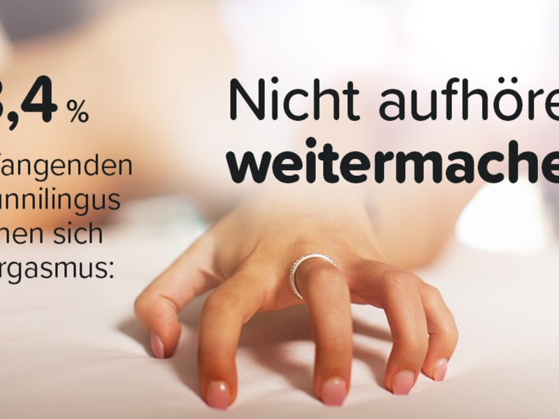 Studie zu Cunnilingus: Orgasmus, und dann? Nicht aufhören, weitermachen! - Foto: presseportal.de