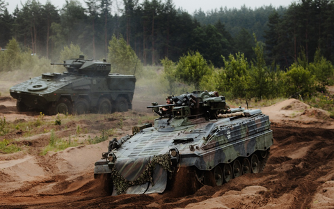 Übergabe der Verantwortung der enhanced Vigilance Activities Brigade an der Ostflanke der NATO - Foto: presseportal.de