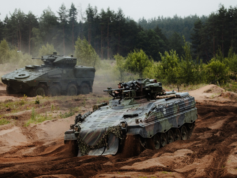 Übergabe der Verantwortung der enhanced Vigilance Activities Brigade an der Ostflanke der NATO - Foto: presseportal.de