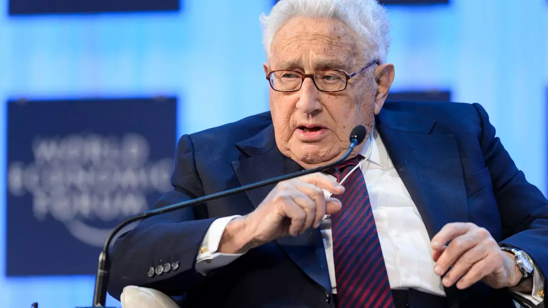 Der ehemalige US-Außenminister Henry Kissinger ist tot. - Bild: Laurent Gillieron KEYSTONE/epa/dpa
