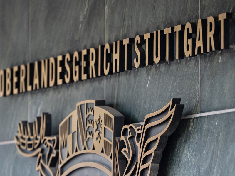 Der Rädelsführer im Terrorprozess gegen die «Gruppe S.» ist vom Oberlandesgericht Stuttgart zu sechs Jahren Haft verurteilt worden. - Foto: Marijan Murat/dpa