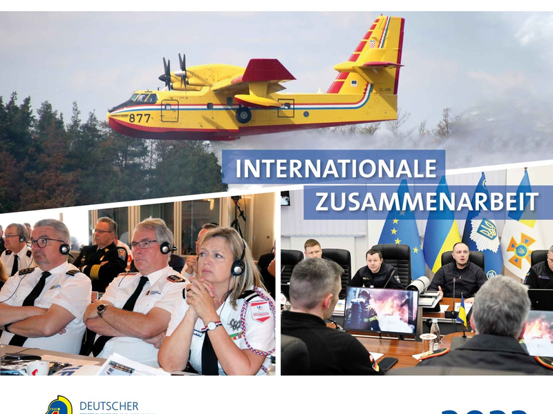 Feuerwehr-Jahrbuch 2023 zur internationalen Zusammenarbeit / Neu: Umfangreiche Publikation mit Statistik jetzt beim Versandhaus des DFV erhÀltlich - Foto: presseportal.de