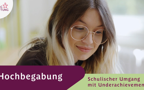Hochbegabt - aber doch kein Überflieger? / Ein Film über das Phänomen Underachievement - Foto: presseportal.de