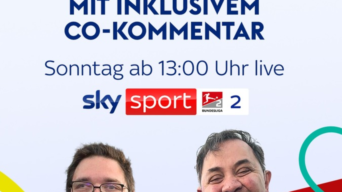 Zum Internationalen Tag der Menschen mit Behinderung: Sky Sport präsentiert Hertha BSC gegen den SV Elversberg am Sonntag mit inklusivem Co-Kommentar - Foto: presseportal.de