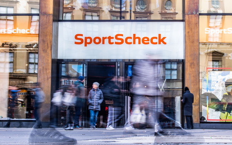 SportScheck-Filiale in der Münchener Fußgängerzone. - Foto: Lino Mirgeler/dpa